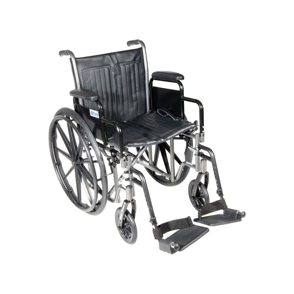SILVER SPORT 2, 16" WIDE WHEELCHAIR WITH DETACHABLE DESK ARM 