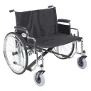 BARIATRIC SENTRA EC, 30" EXTRA WIDE HEAVY-DUTY WHEELCHAIR WITH DETACHABLE DESK ARM