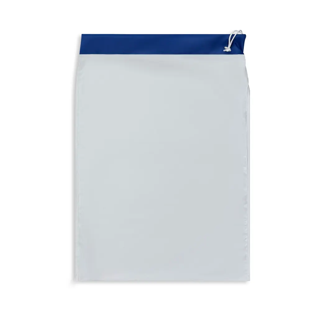 Leakproof Laundry Bag w/ Blue Trim 