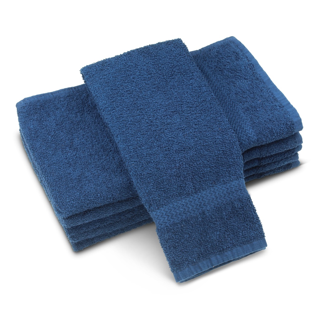 HAND TOWEL COLORFAST NAVY 16X27 (PRICE PER DOZEN)