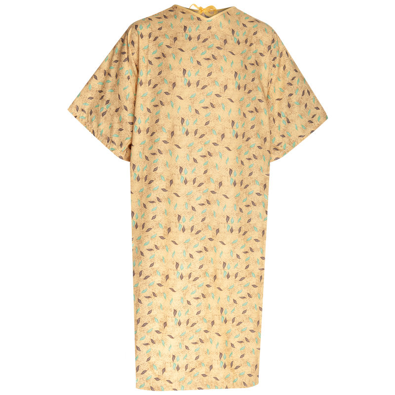BARIATRIC PATIENT GOWN SIZE 10X #503 49"L WITH A 105" SWEEP, ROYAL/SHIRRED NECKLINE