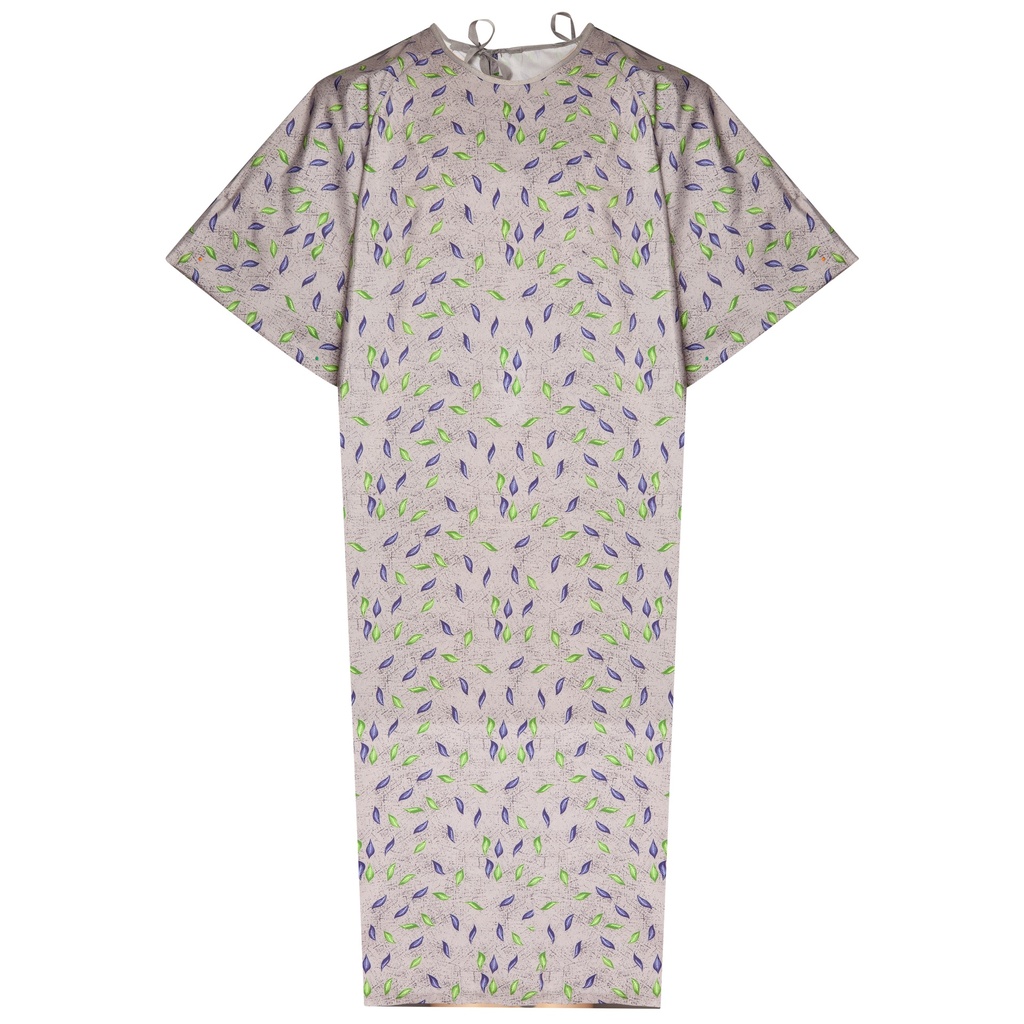 BARIATRIC PATIENT GOWN SIZE 3X 49"L WITH A 72" SWEEP #506, JADE NECK (PRICE PER EACH)
