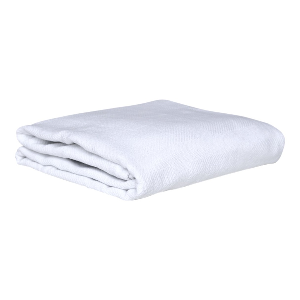 THERMAL KNIT BLANKET OPEN WEAVE 66X90 2.5LB 100% COTTON - COLOR: WHITE (PRICE PER EACH)