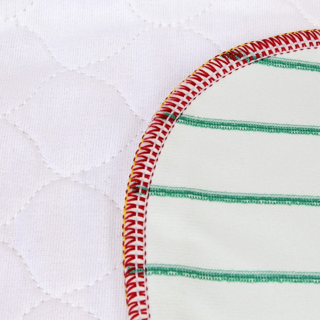 CHAIR PAD STAY RIGHT 17X24 COTTON WITH STRIPE BARRIER (PRICE PER EACH)