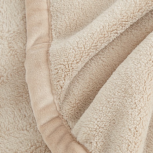 SERASOFT® TWIN FLEECE BLANKET 66X96 - COLOR: LINEN (PRICE PER CASE OF 6)