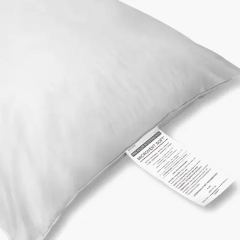 PILLOW WIPEABLE MICROBAN ANTIBACTERIAL 20OZ FILL W/ FUILD PROOF COVER (PRICE PER DOZEN) 