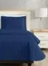 FLOURISH QUILTED BEDSPREAD 76X110 BRUSHED MICROFIBER - COLOR: SAIL (MUST ORDER CASE OF 4)