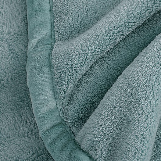 SERASOFT® TWIN FLEECE BLANKET 66X96 - COLOR: MINERAL (MUST ORDER CASE OF 6)