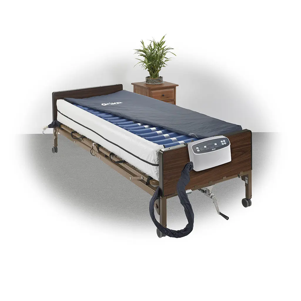 MED-AIRE PLUS 8" ALTERNATING PRESSURE AND LOW AIR LOSS MATTRESS SYSTEM WITH DEFINED PERIMETER 10"