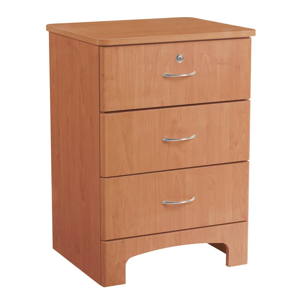 OSLO 3 DRAWER BEDSIDE CABINET