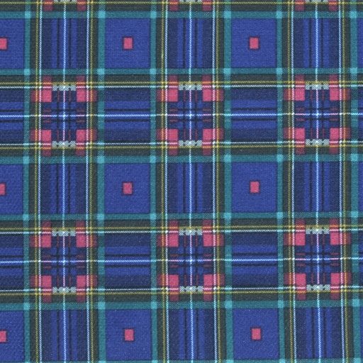 [110836SBB] CLOTHING PROTECTOR AURORA - BLUE STEWART PLAID (PRICE PER EACH)