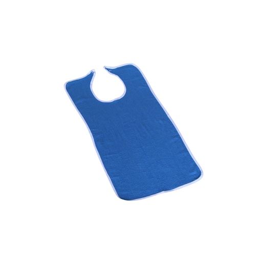 [BWT1836SB] CLOTHING PROTECTOR, BLUE TERRY SNAP, 18X36 (PRICE PER DZ)