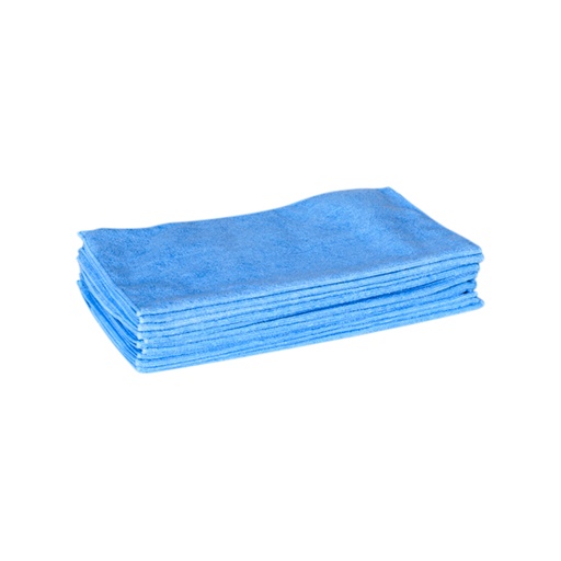 [A-LEP8251616-B] MICROFIBER WIPING CLOTH BLUE, 16X16 39G (PRICE PER 50 PACK)