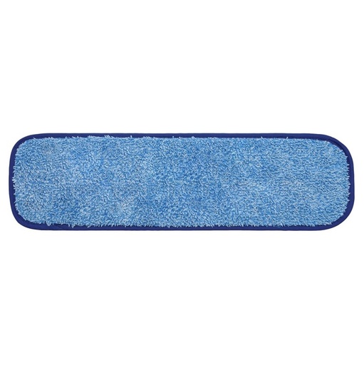 [MOP18A] WET PAD MOP BLUE MICROFIBER 18" (PRICE PER EACH)