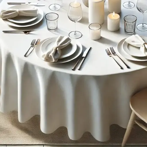 TABLECLOTH ROUND - SPUN POLY