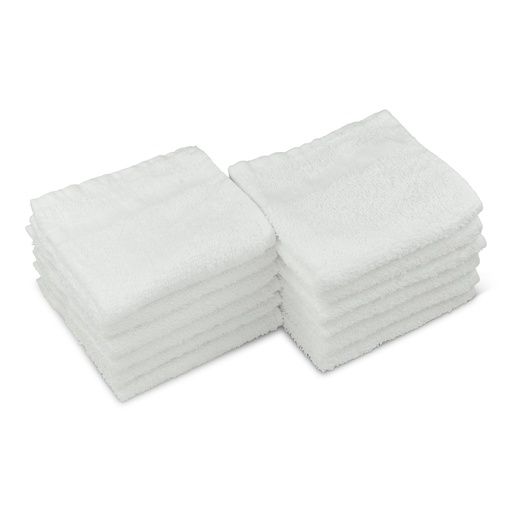 [WC1212FQ] WASHCLOTH FIRST QUALITY 12X12 1LB