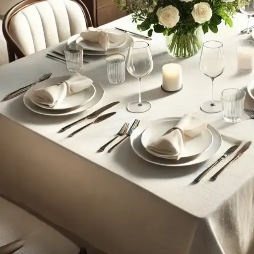 TABLECLOTH SQUARE - SPUN POLY