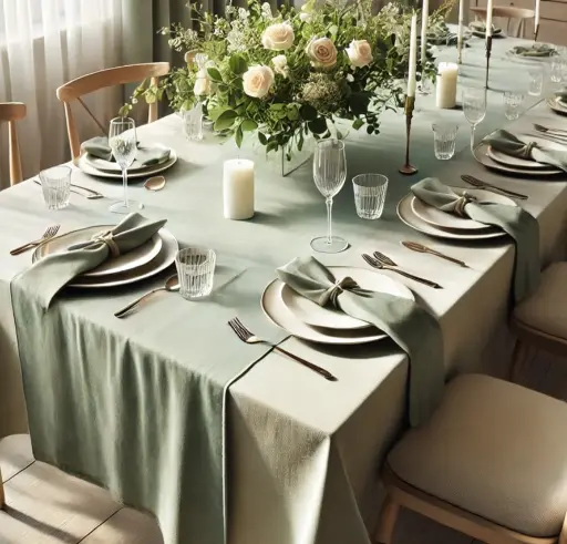 TABLECLOTH OBLONG / OVAL - SPUN POLY