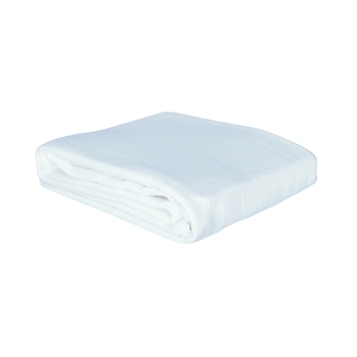 [BSF6690W] THERMAL KNIT BLANKET ALLSOFT SNAG FREE 70X90 3 LB - COLOR: WHITE (PRICE PER EACH)  
