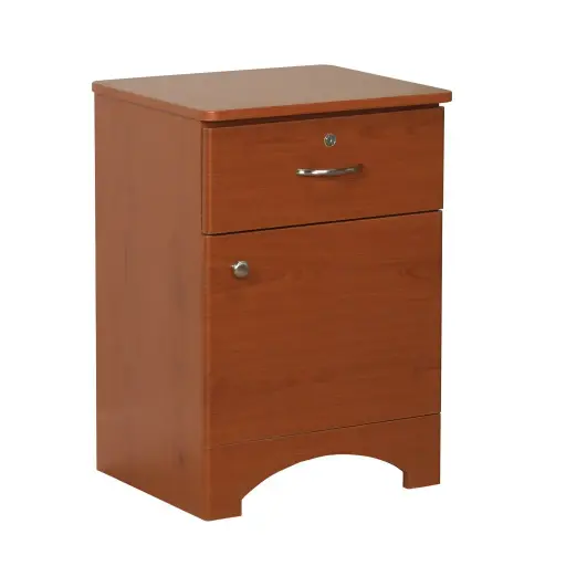1 DOOR, 1 DRAWER BEDSIDE CABINET