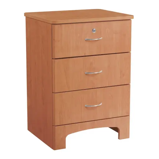 OSLO 3 DRAWER BEDSIDE CABINET